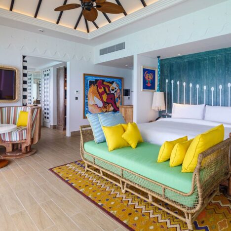 Over Water Villa Bedroom