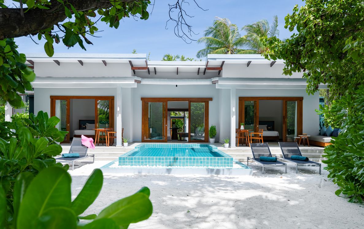 Sunset 2-Bedroom Beach Villa with Pool