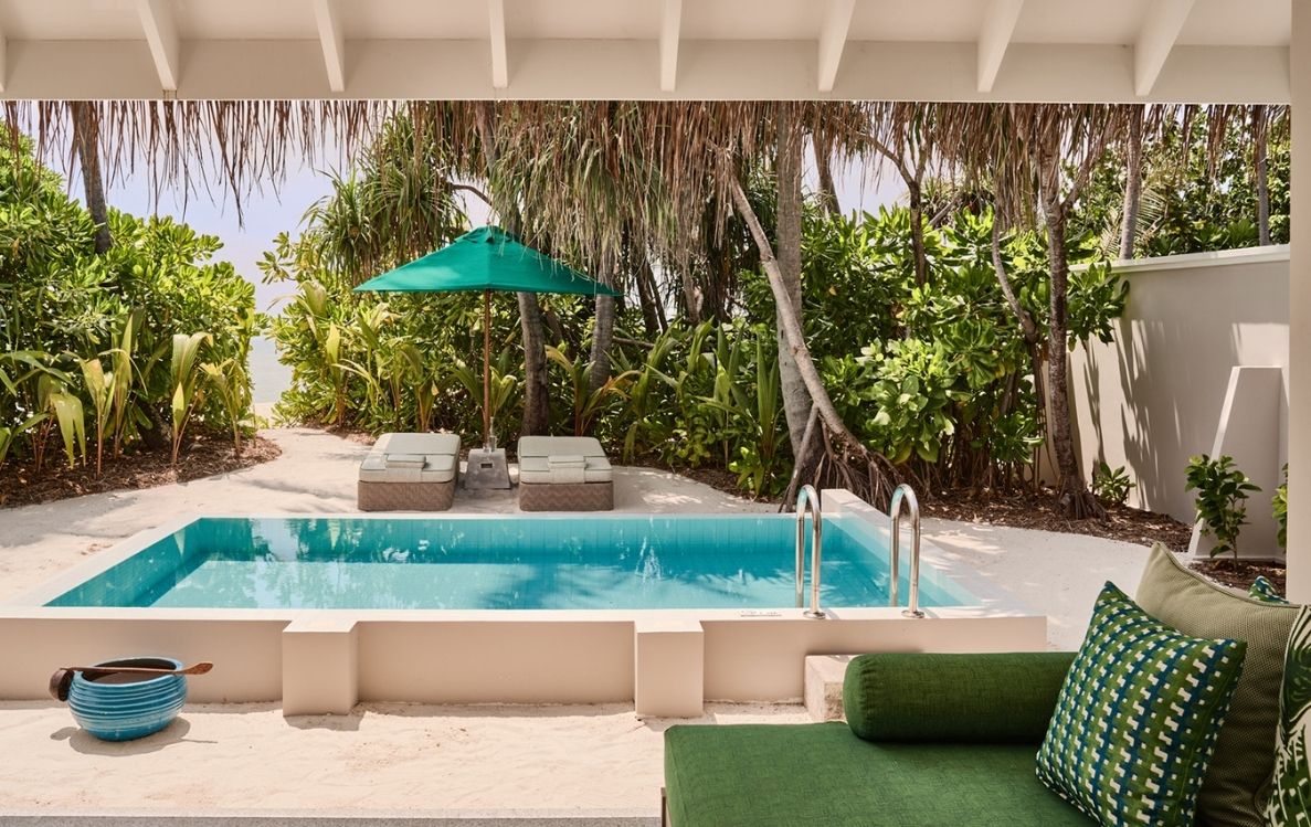 Interconnecting Three-Bedroom Ocean Beach Pool Villa