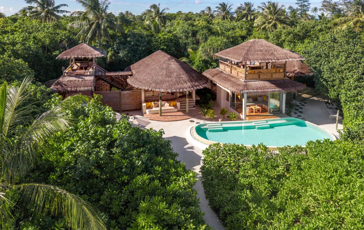 Two-Bedroom Lagoon Beach Villa with Pool