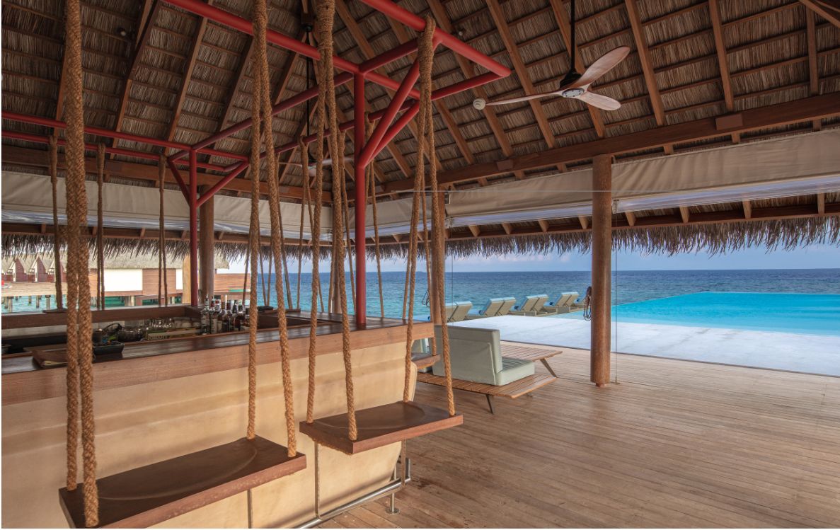Undaras Overwater Infinity Pool Bar