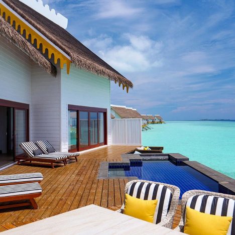Over Water Pool Villa Deck