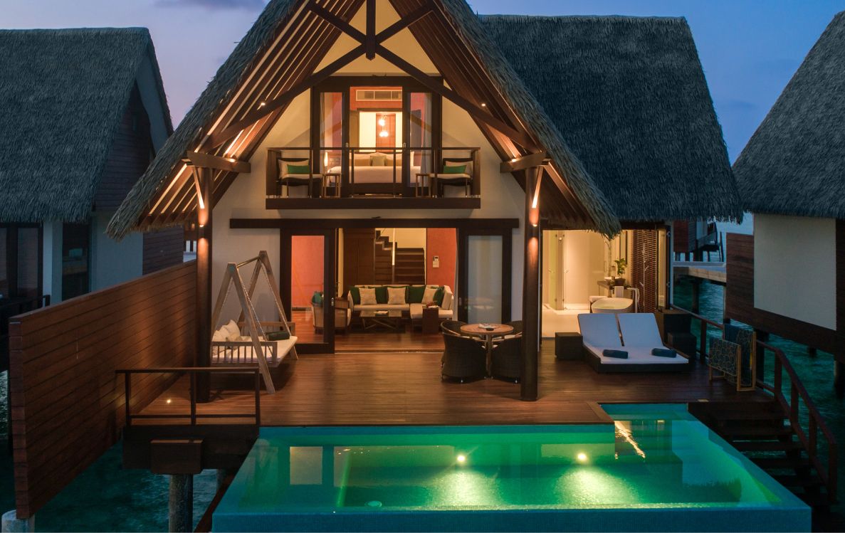 Overwater Ocean Suites with Infinity Pool
