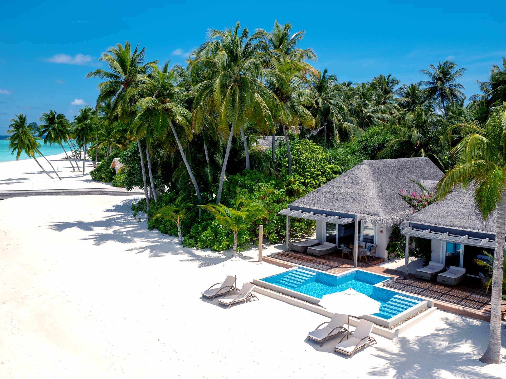 Two Bedroom Family Beach Villa with Pool