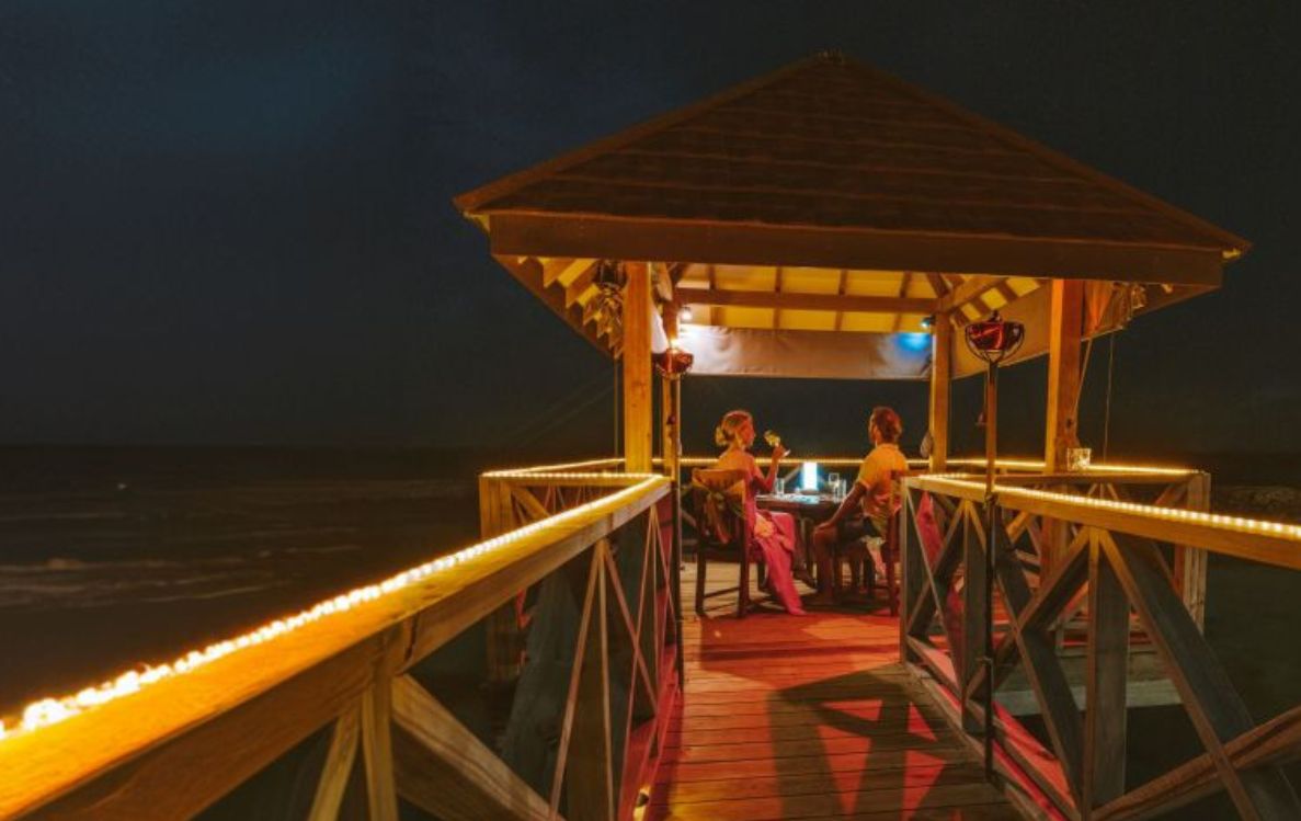 Dinner at Lover's Deck
