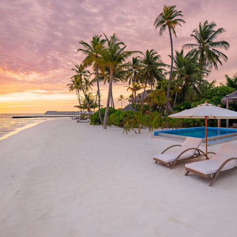 Pool Sunset Beach Villa