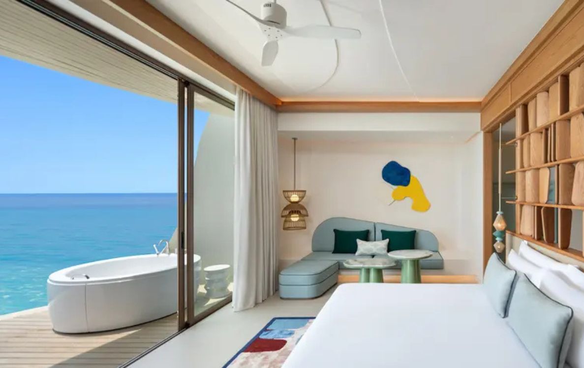 Two-Bedroom Family Overwater Villa with Jacuzzi
